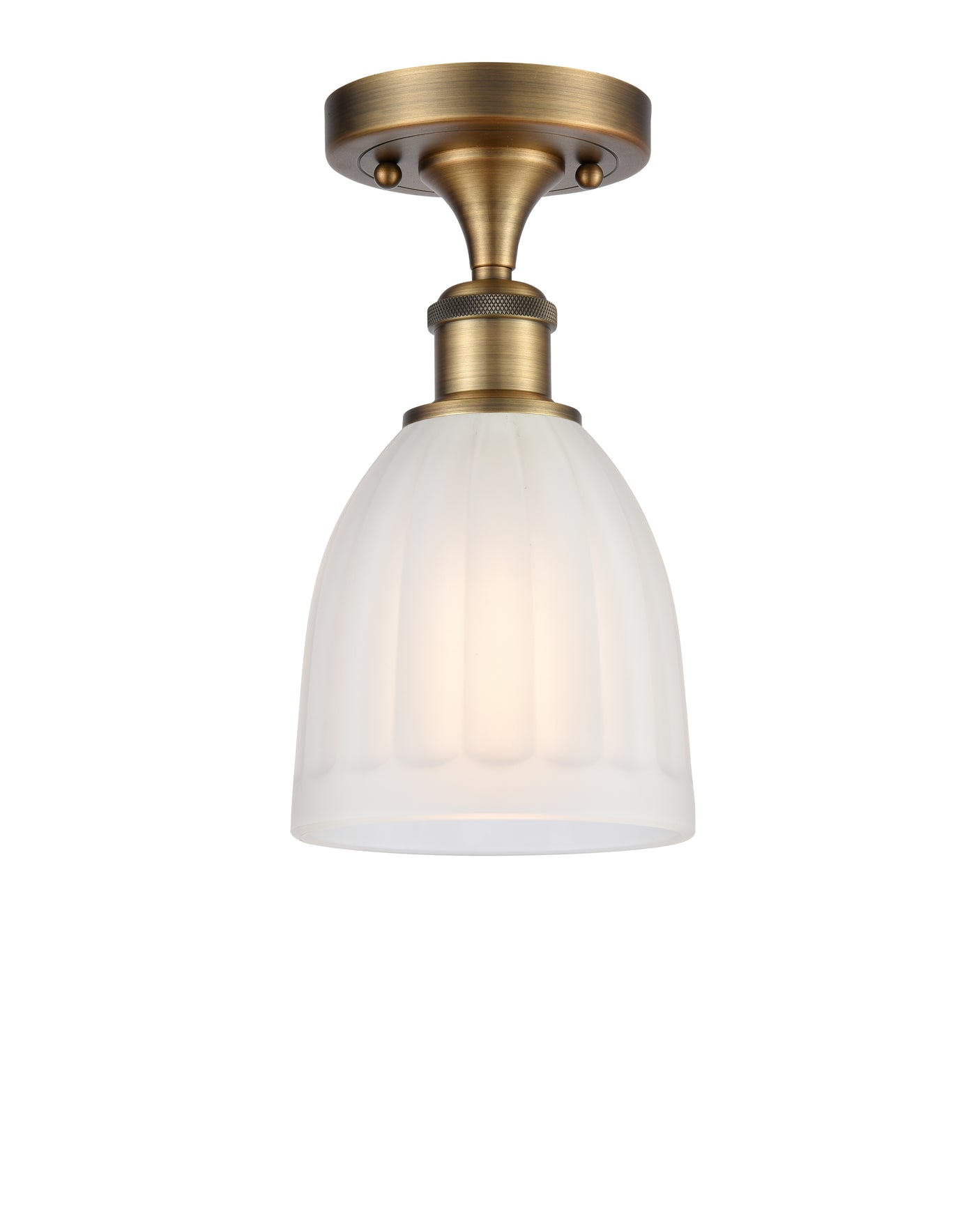 Ballston Semi-Flush Mount Cast Brass