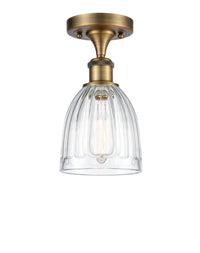Ballston Semi-Flush Mount Cast Brass