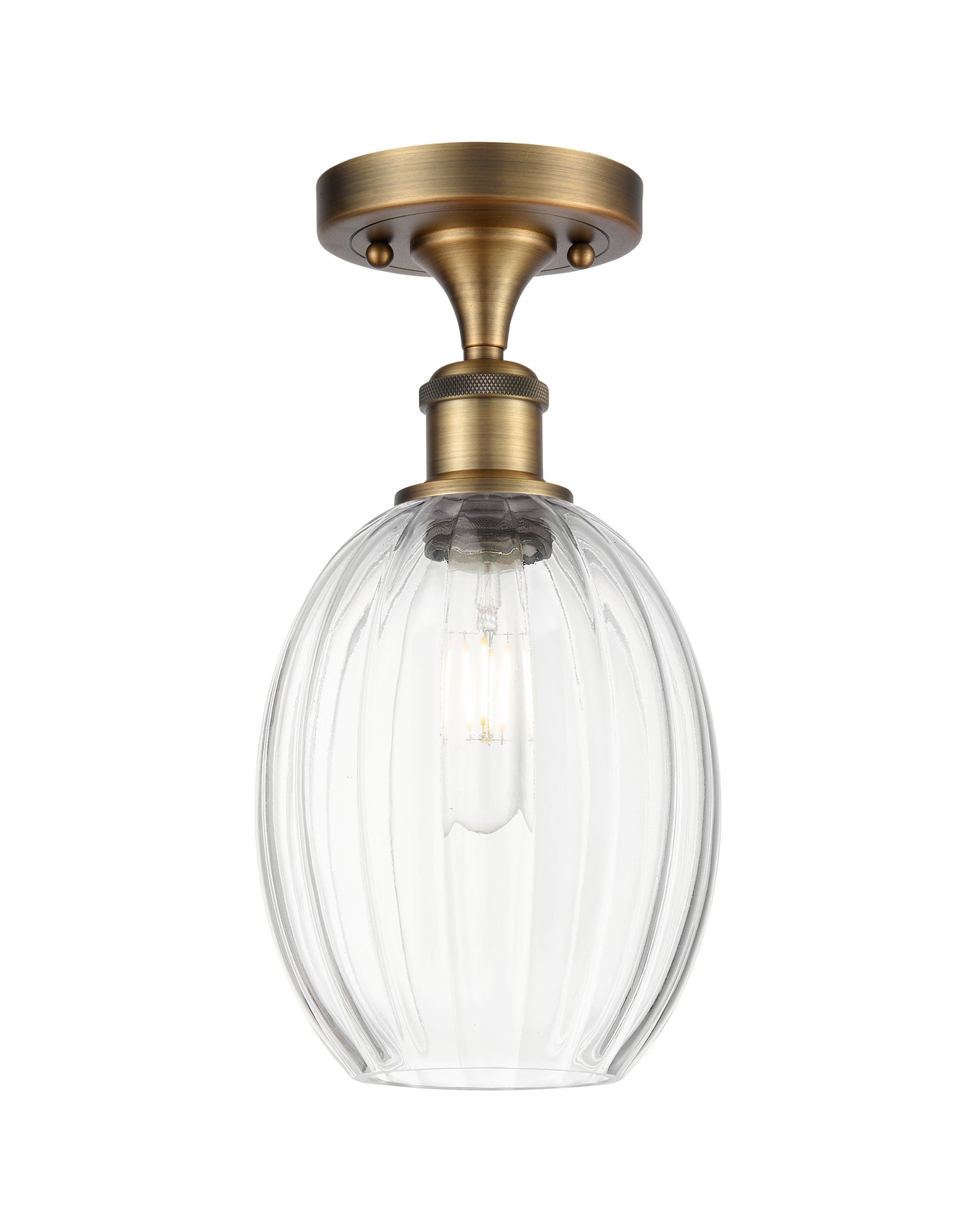 Ballston Semi-Flush Mount Brushed Nickel