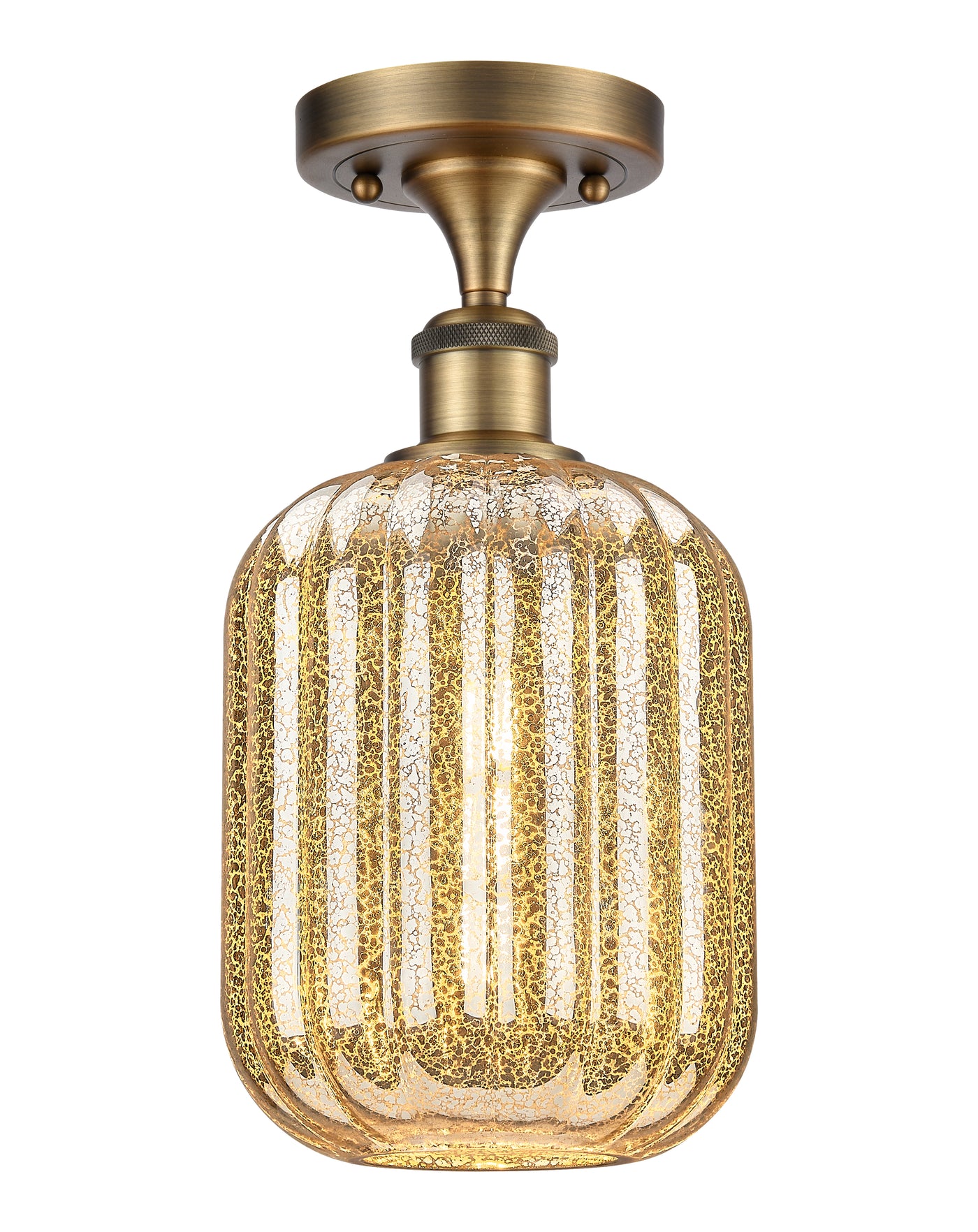 Ballston Semi-Flush Mount Brushed Nickel