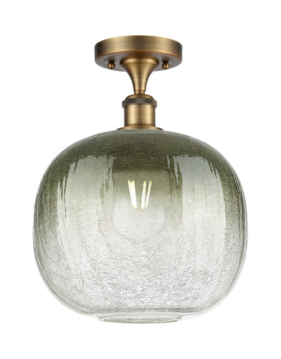 Ballston Semi-Flush Mount Satin Nickel
