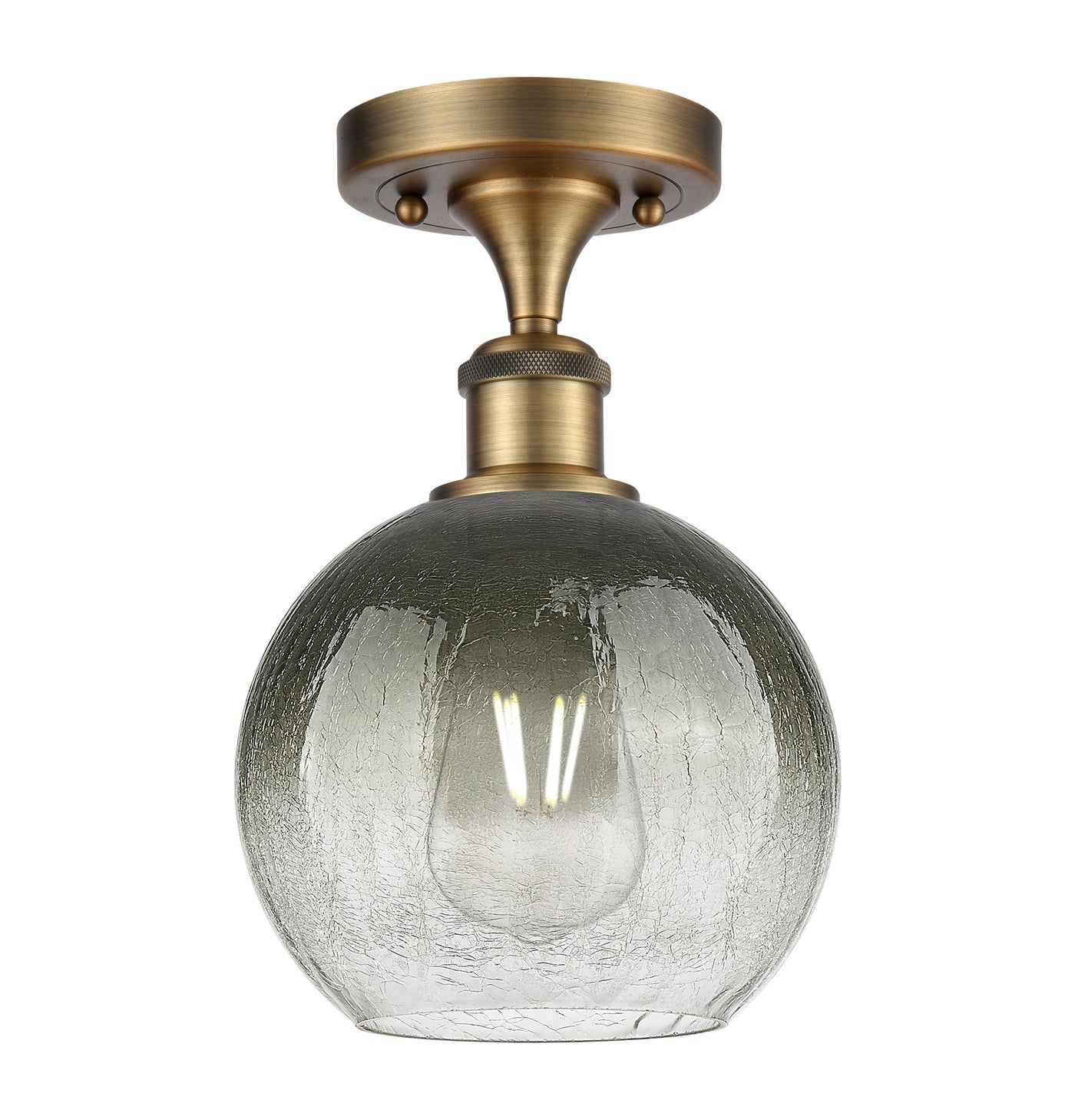 Ballston Semi-Flush Brushed Satin Nickel