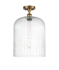 Ballston Semi-Flush Mount White Chrome