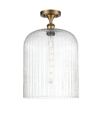 Ballston Semi-Flush Mount White Chrome