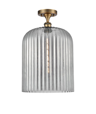 Ballston Semi-Flush Mount White Chrome