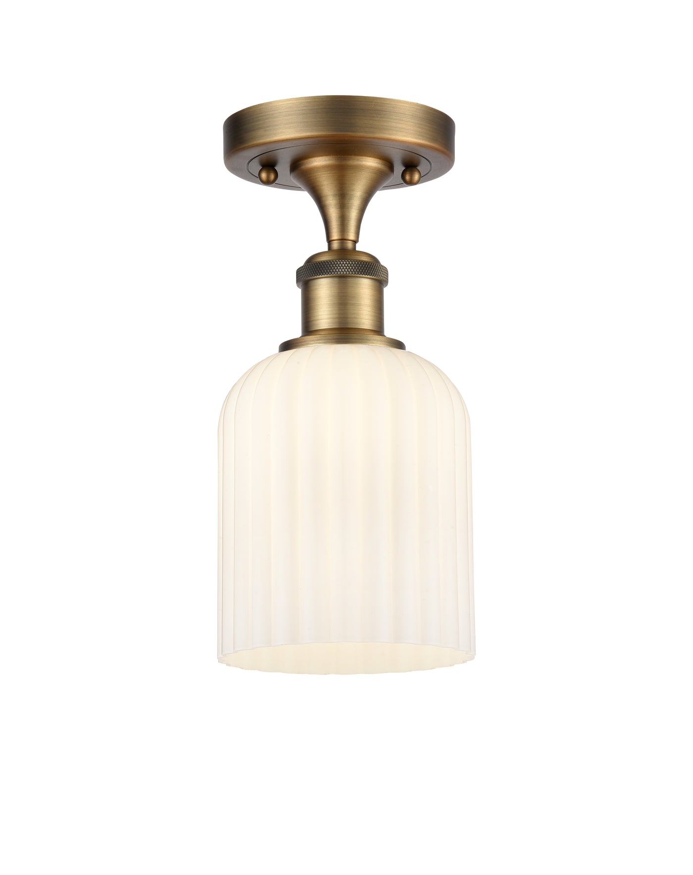 Ballston Semi-Flush Mount Brushed Satin Nickel