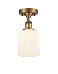 Ballston Semi-Flush Mount Brushed Satin Nickel