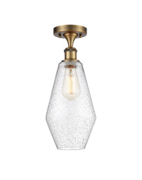 Ballston Semi-Flush Mount White Chrome