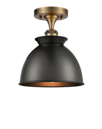 Ballston Semi-Flush Mount White Chrome