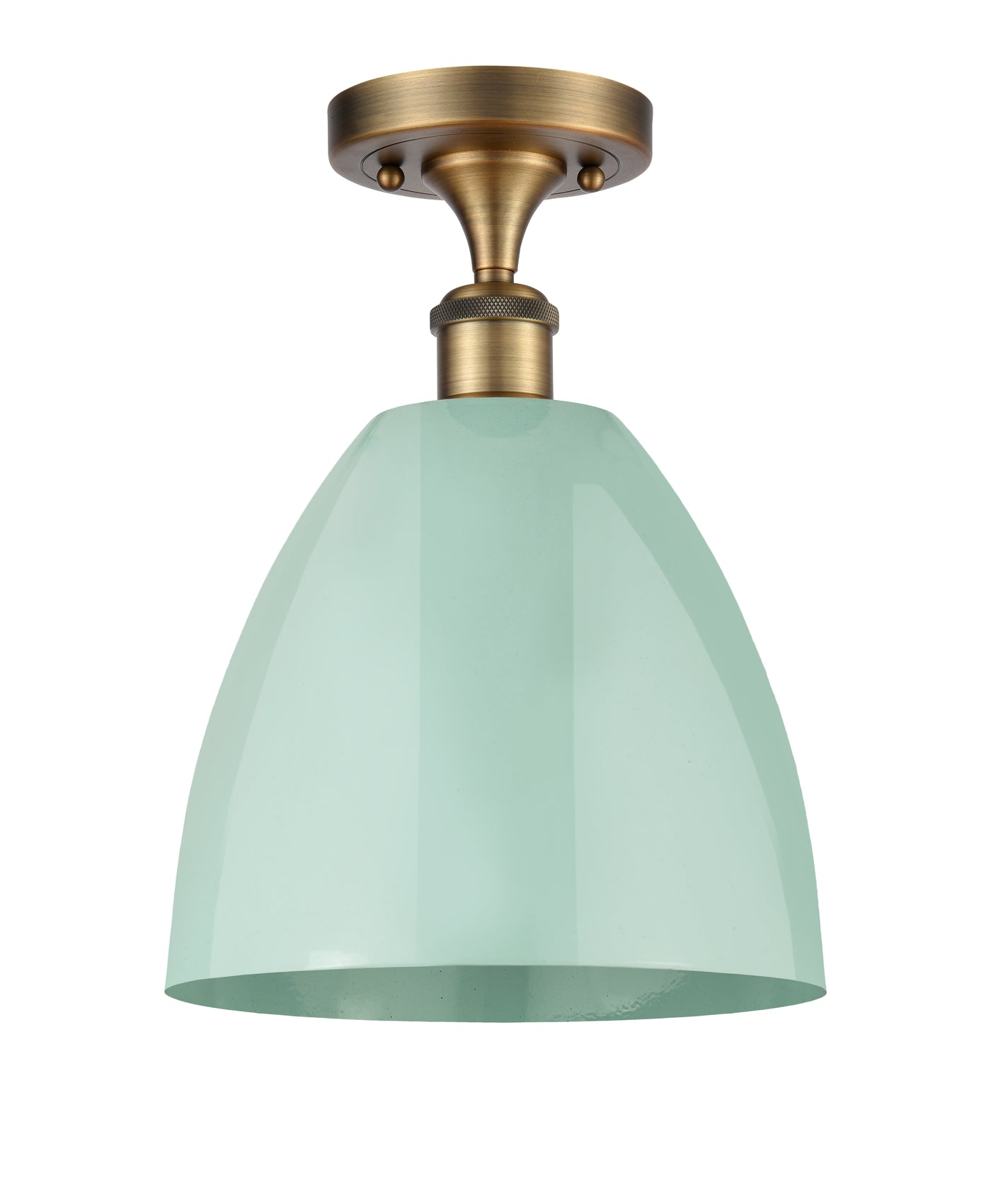 Ballston Semi-Flush Mount Seafoam Shade