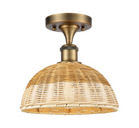 Ballston Semi-Flush Mount Brushed Satin Nickel