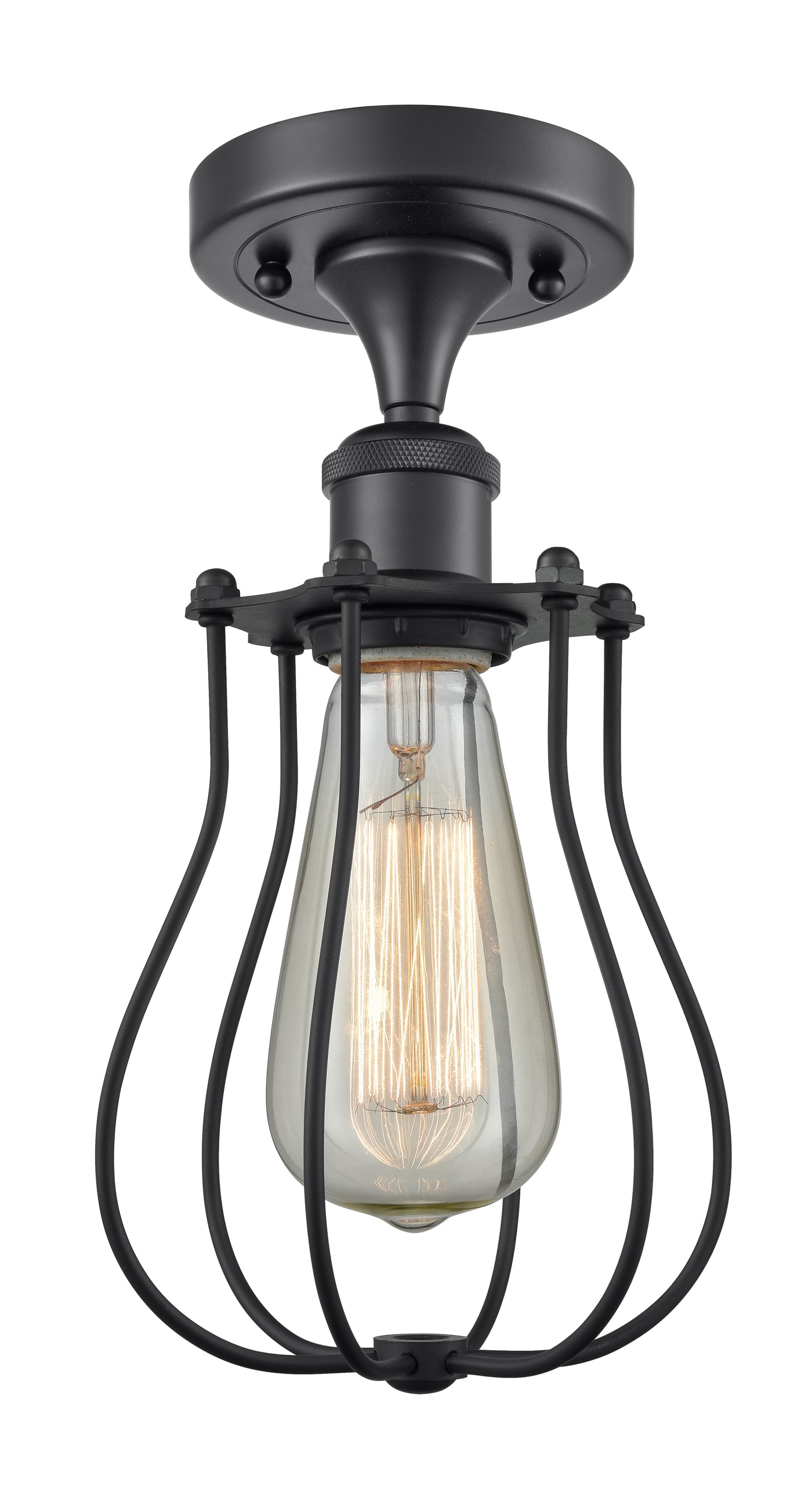 Ballston Semi-Flush Mount Brushed Nickel