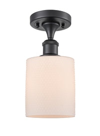 Ballston Semi-Flush Mount White Chrome