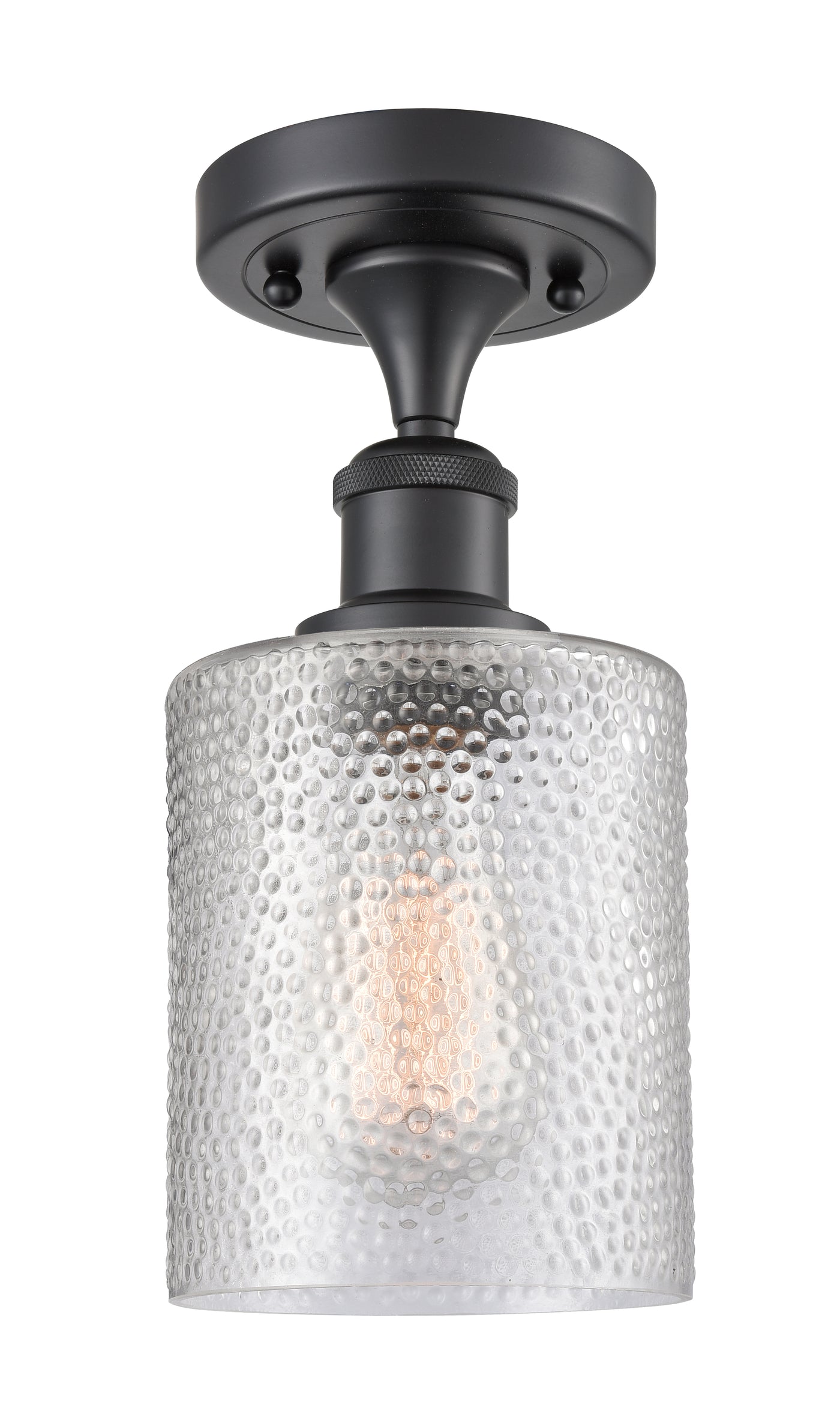 Ballston Semi-Flush Mount White Chrome
