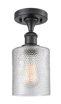 Ballston Semi-Flush Mount White Chrome