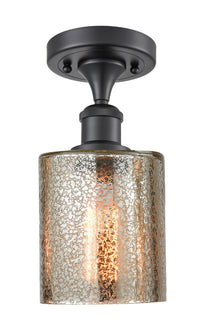 Ballston Semi-Flush Mount White Chrome