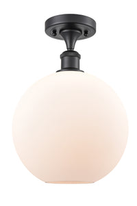 Ballston Semi-Flush Mount White Chrome