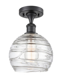 Ballston Semi-Flush Mount White Chrome