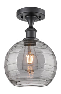 Ballston Semi-Flush Mount White Chrome