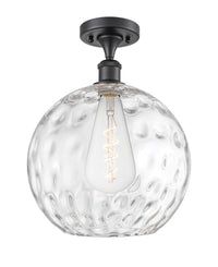 Ballston Semi-Flush Mount Chrome Glass