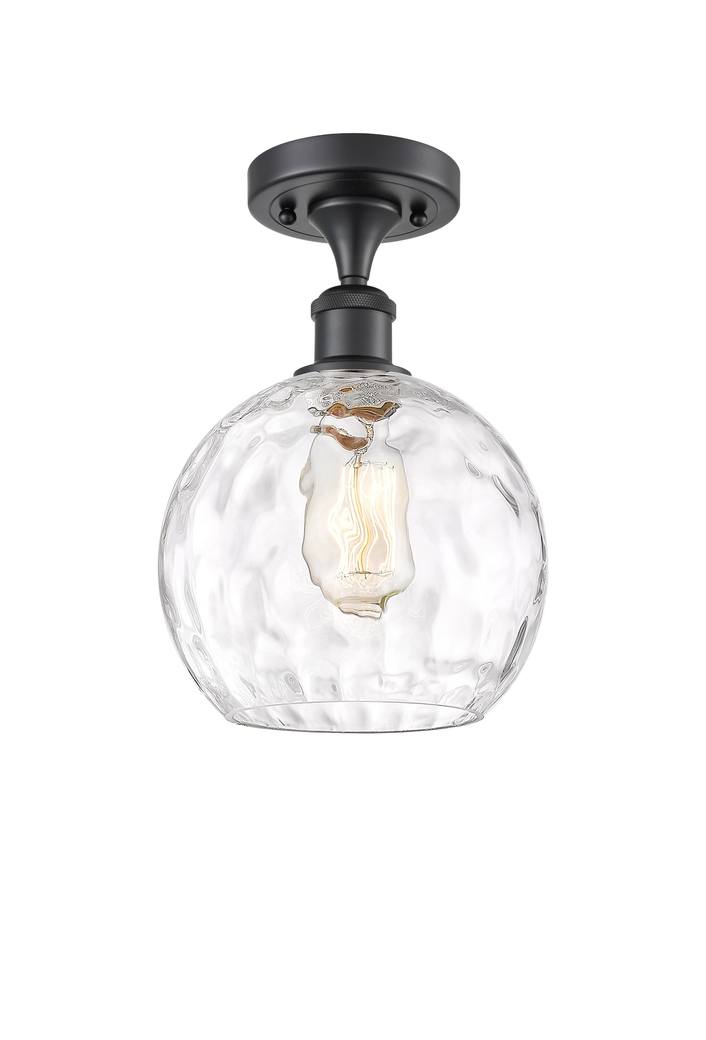 Ballston Semi-Flush Mount Chrome Glass