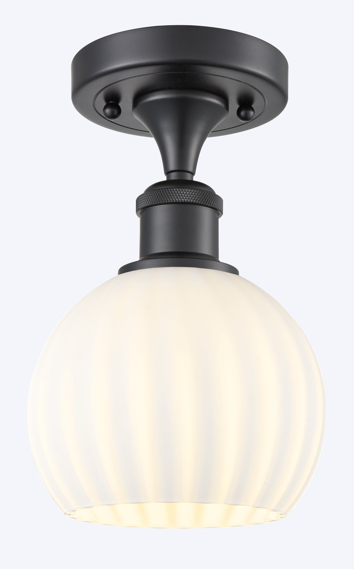 Ballston White Venetian Cast Brass Fixture