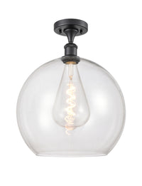 Ballston Semi-Flush Mount White Finish