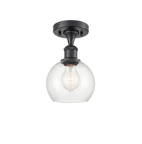 Ballston Semi-Flush Mount White Chrome