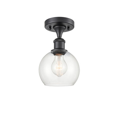 Ballston Semi-Flush Mount White Chrome