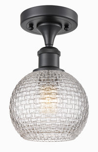 Ballston Semi-Flush Mount White Finish