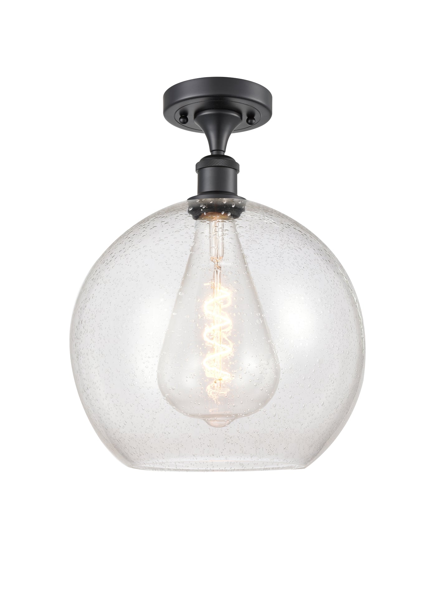 Ballston Semi-Flush Mount White Chrome