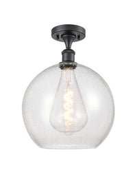 Ballston Semi-Flush Mount White Chrome
