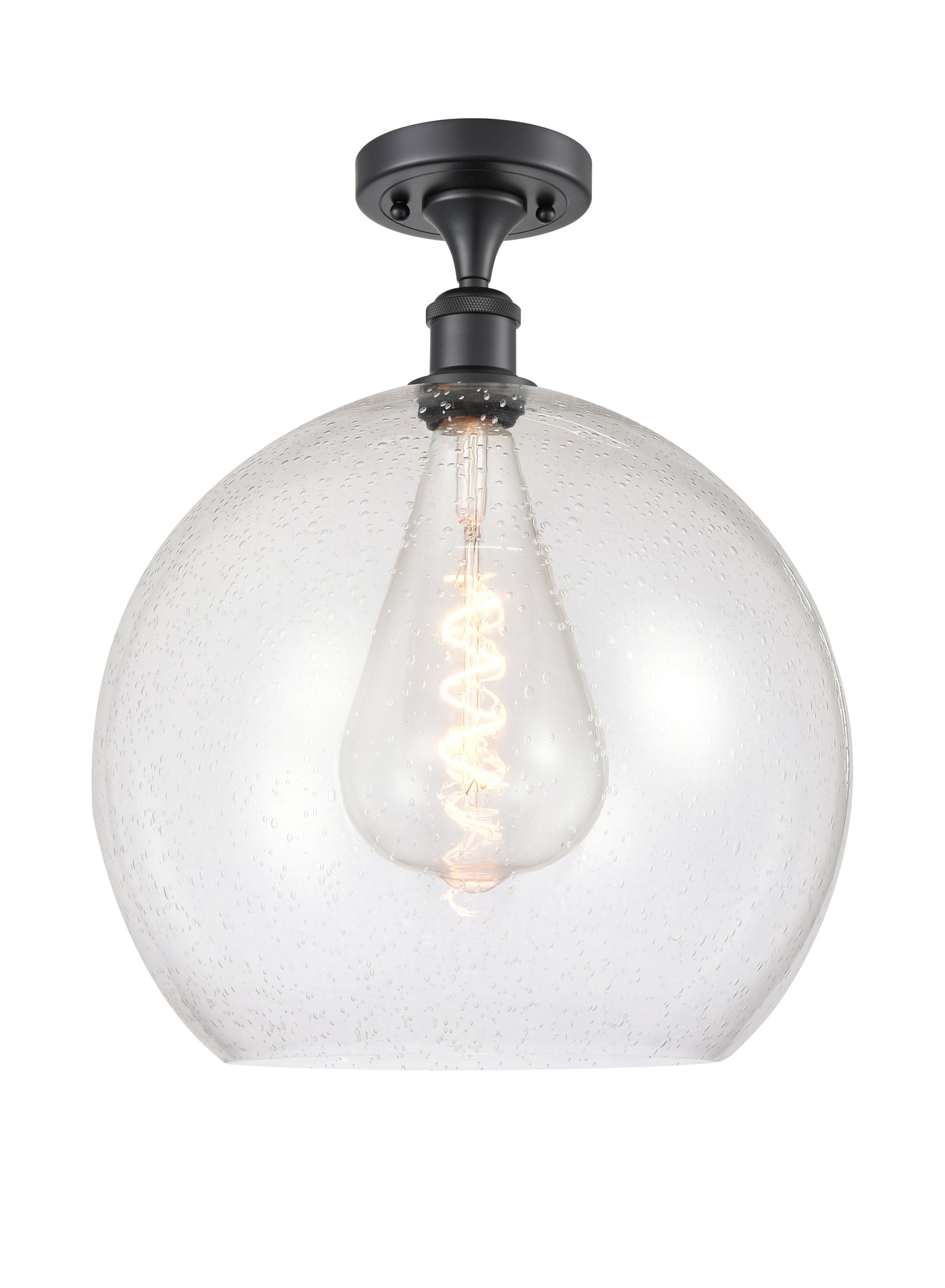 Ballston Semi-Flush Mount White Chrome