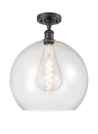 Ballston Semi-Flush Mount White Chrome