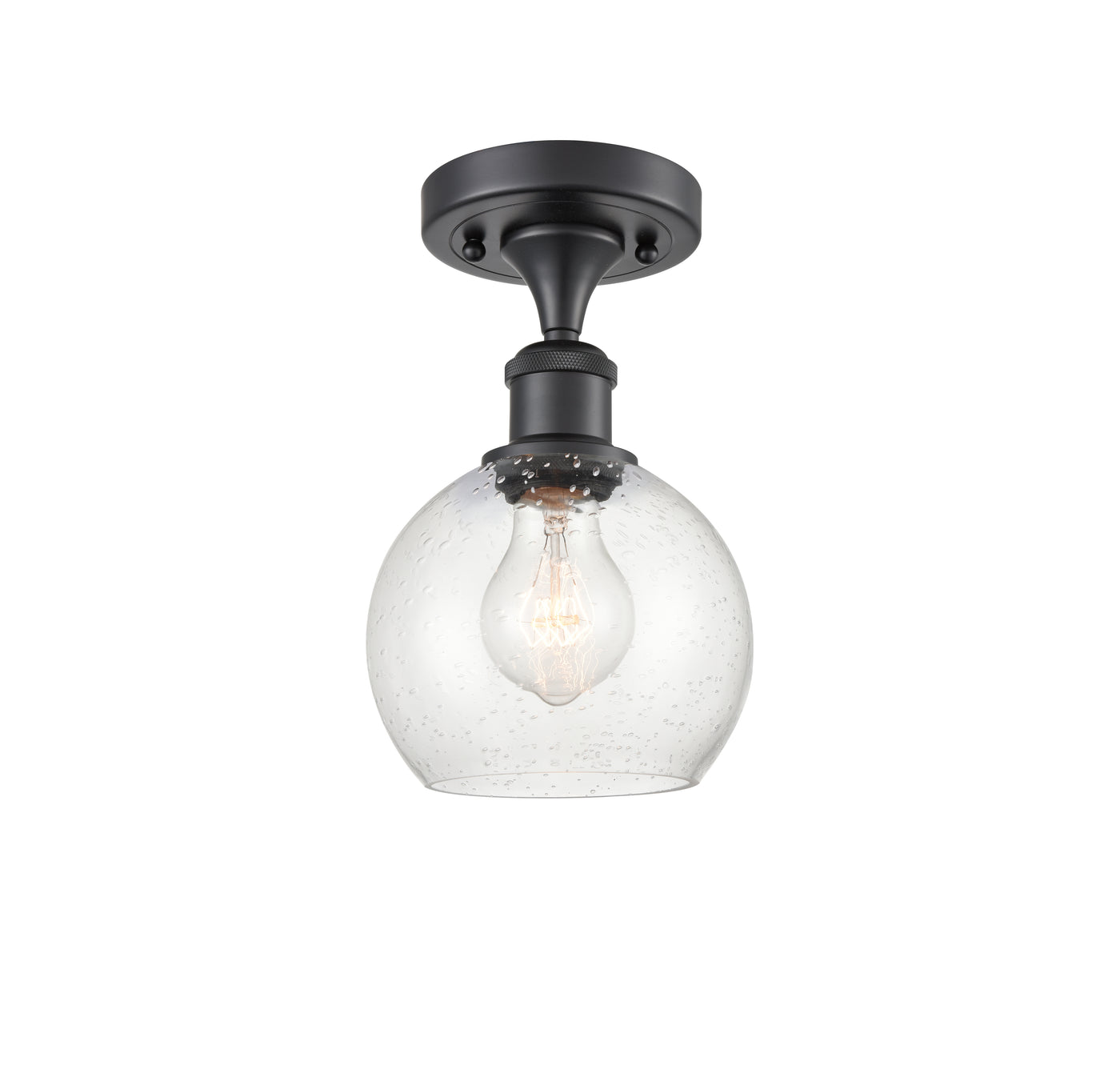 Ballston Semi-Flush Mount White Chrome