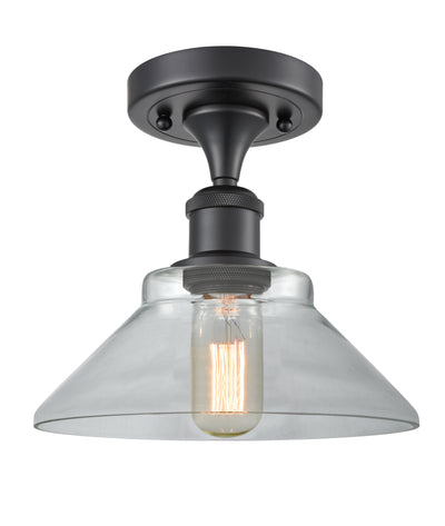 Ballston Semi-Flush Mount White Cast Brass