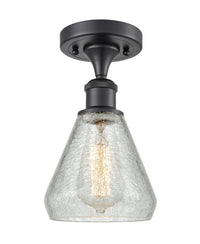 Ballston Semi-Flush Mount White Finish
