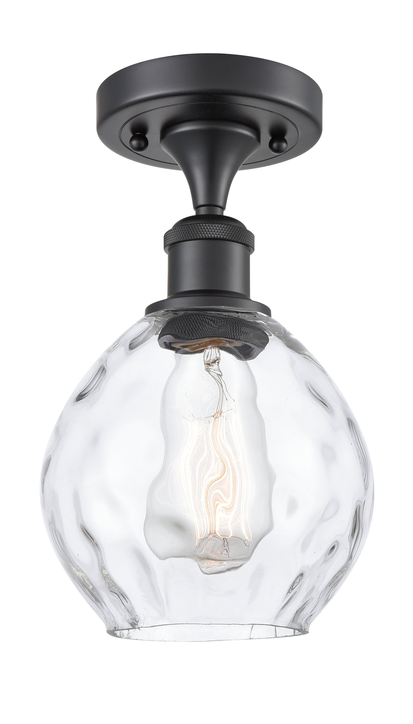 Ballston Semi-Flush Mount Cast Brass Steel