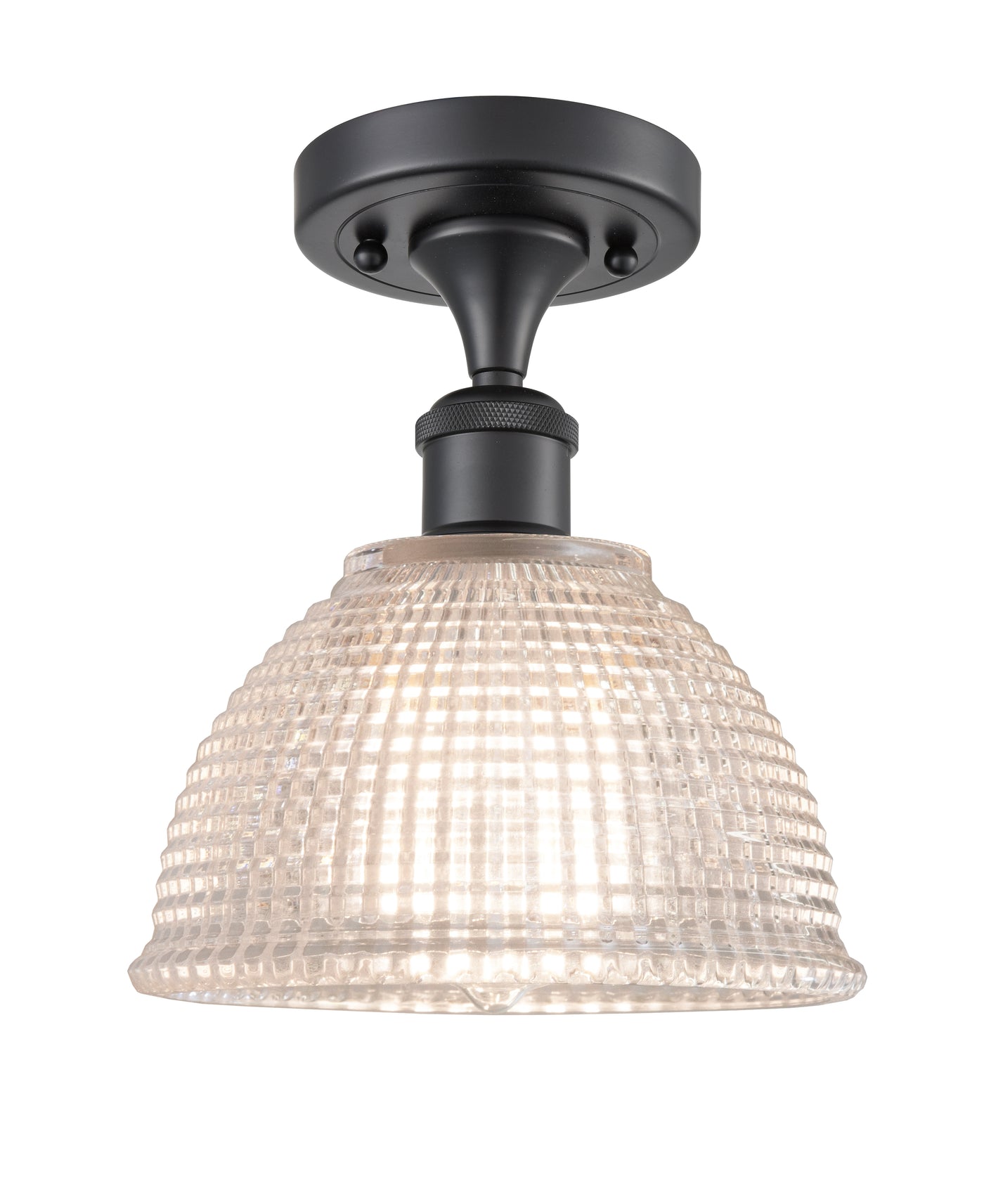 Ballston Semi-Flush Mount White Chrome
