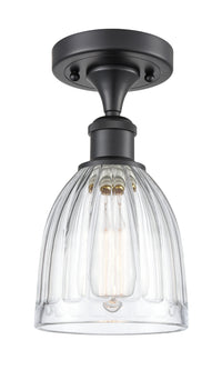 Ballston Semi-Flush Mount White Polished Chrome