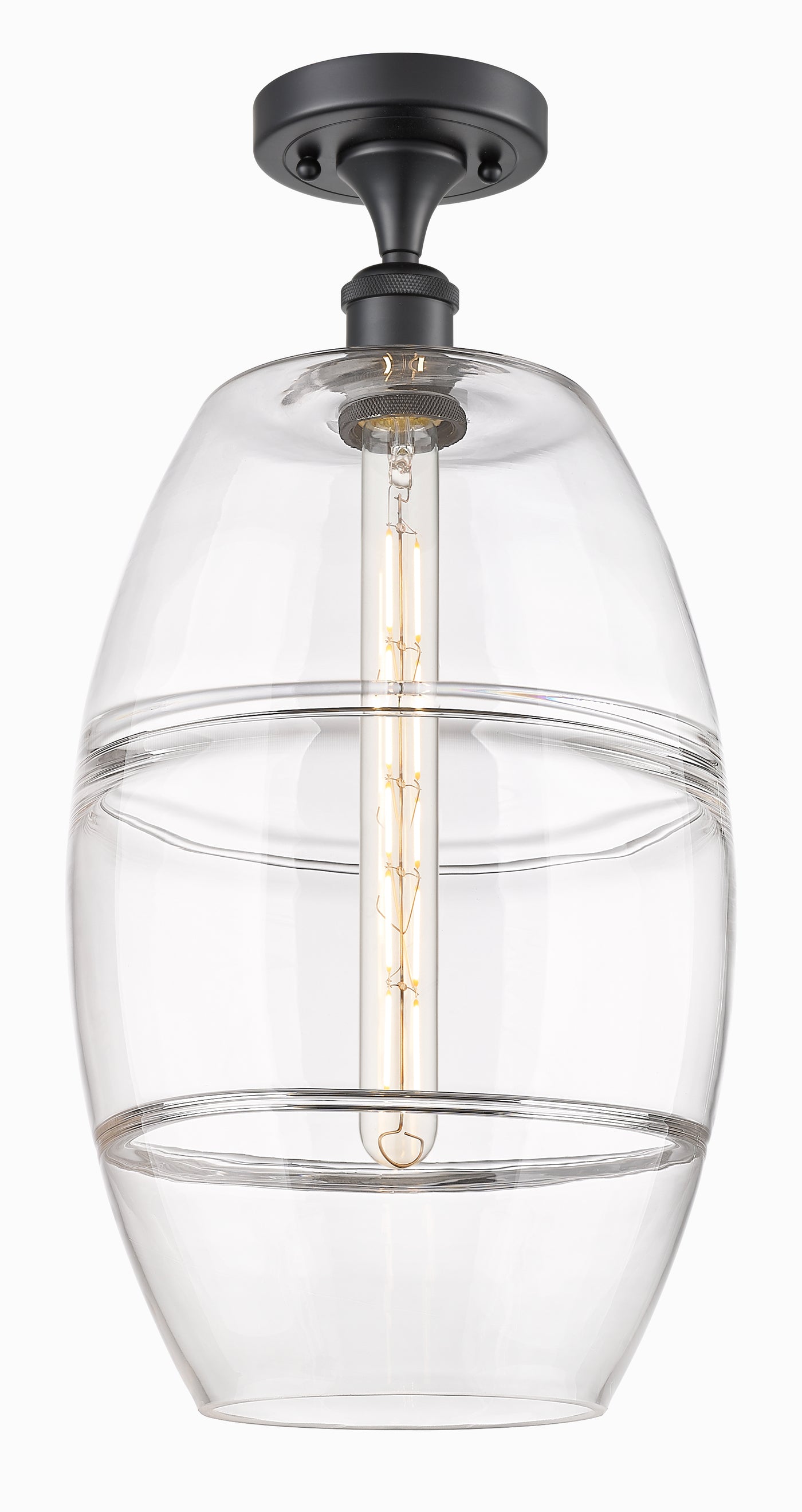 Ballston Semi-Flush Mount Cast Brass