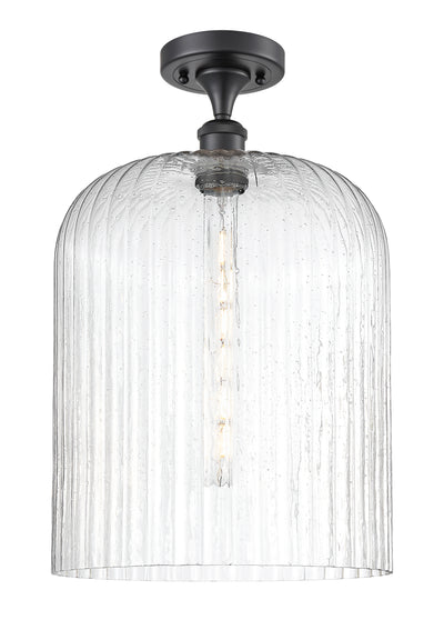 Ballston Semi-Flush Mount White Chrome
