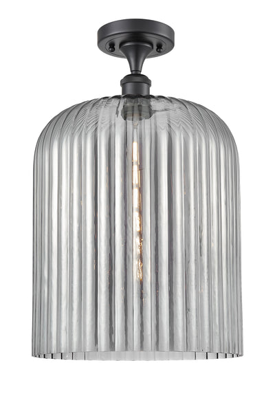 Ballston Semi-Flush Mount White Chrome