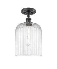 Ballston Semi-Flush Mount White Chrome