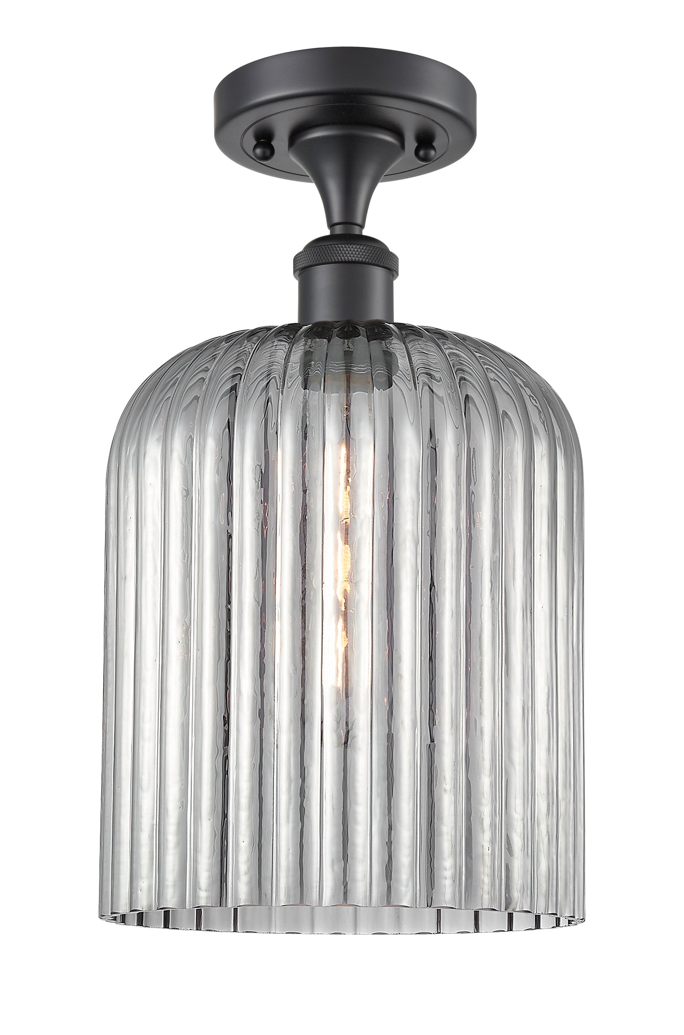 Ballston Semi-Flush Mount White Chrome