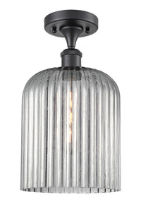 Ballston Semi-Flush Mount White Chrome