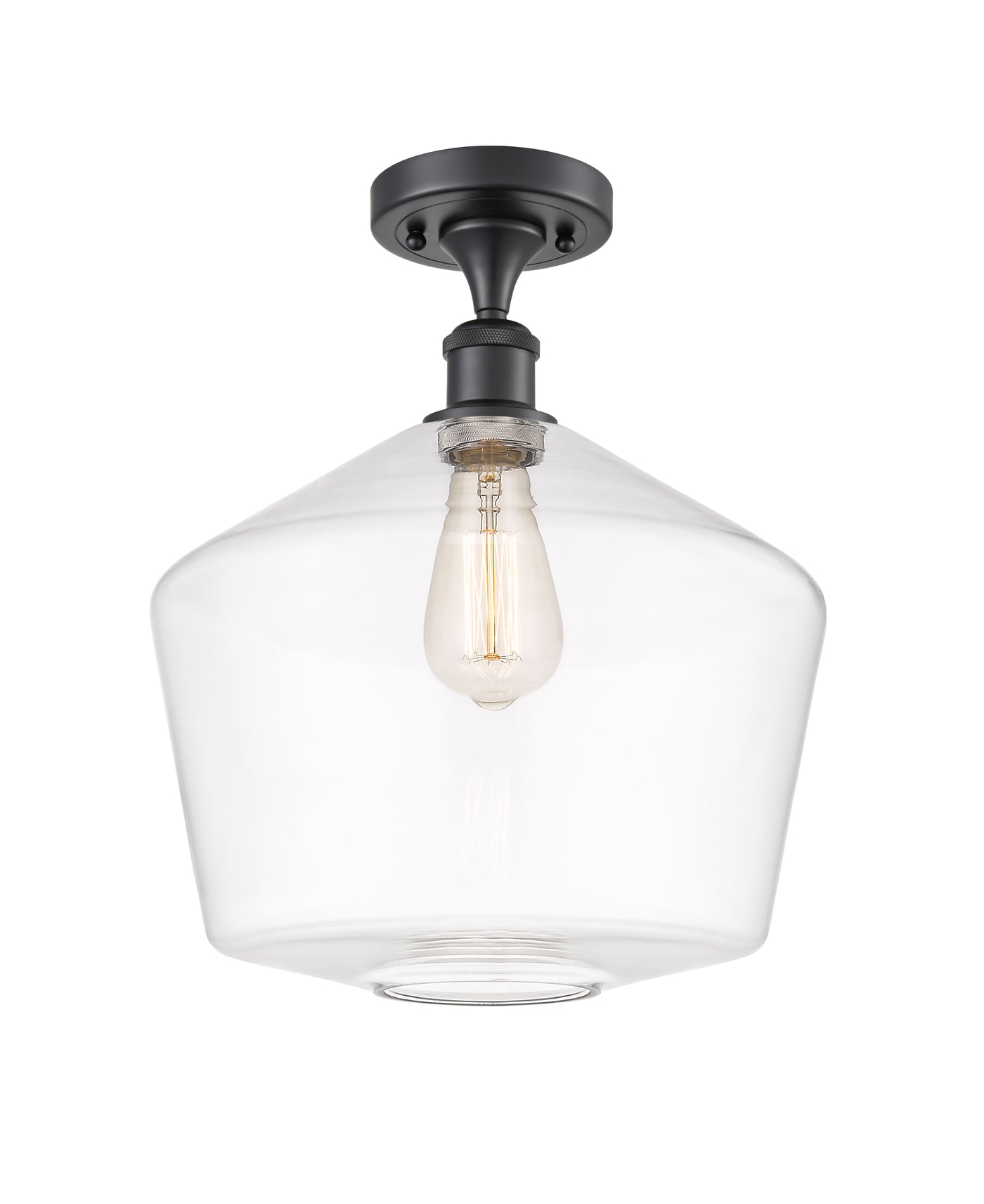 Ballston Semi-Flush Mount Cast Brass