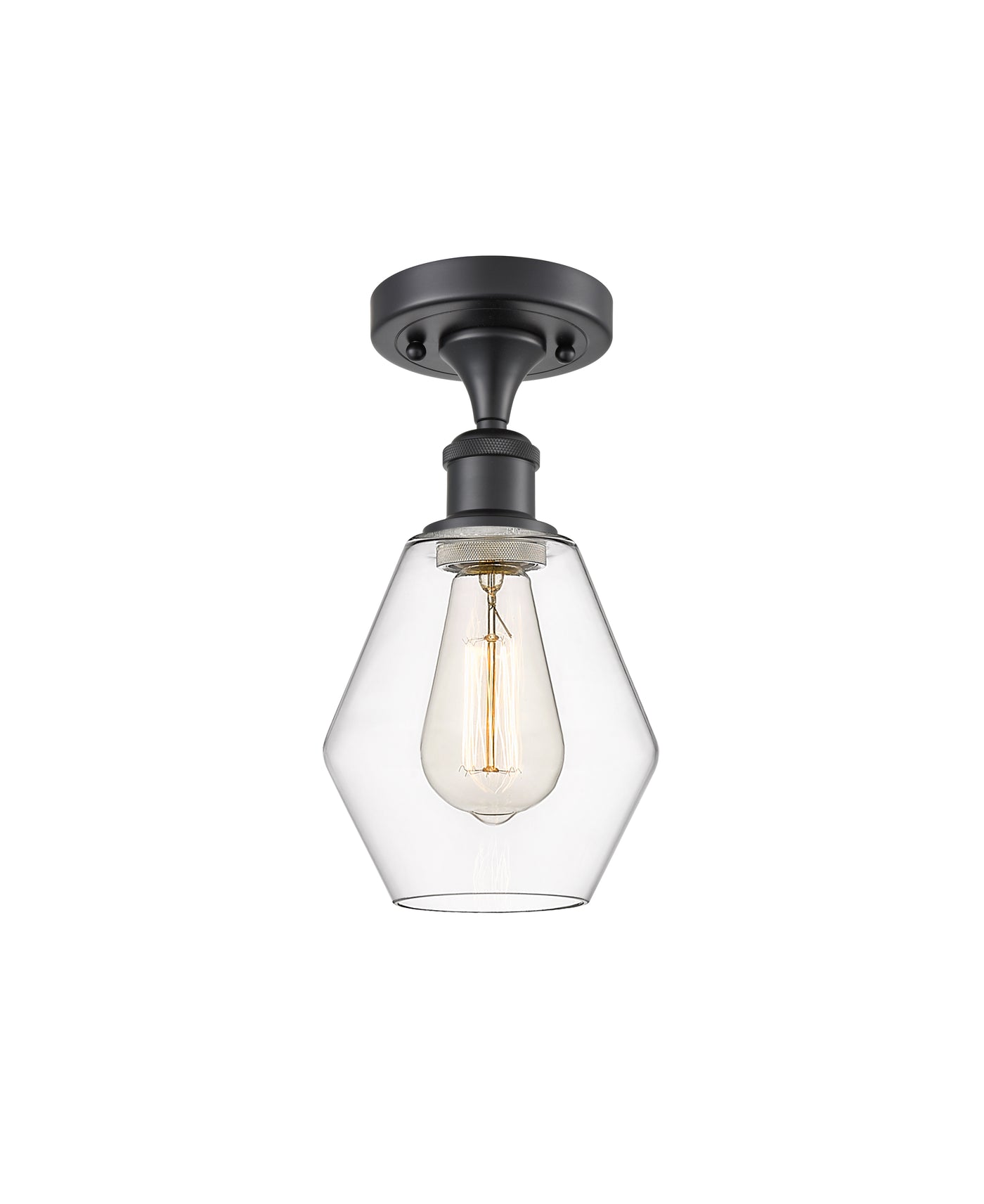 Ballston Semi-Flush Mount 12 Inch Chrome