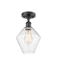 Ballston Semi-Flush Mount White Chrome