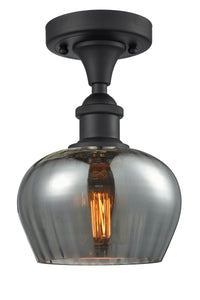 Ballston Semi-Flush Mount White Chrome